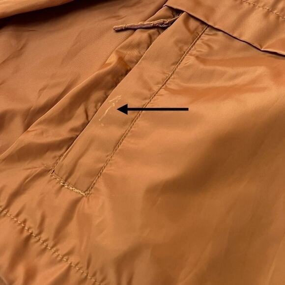 Madewell Raincheck Packable Raincoat in Warm Nutmeg AI147 size XXS - Picture 8 of 8